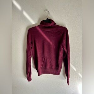 Ann Taylor Cashmere Ribbed Turtleneck Sweater